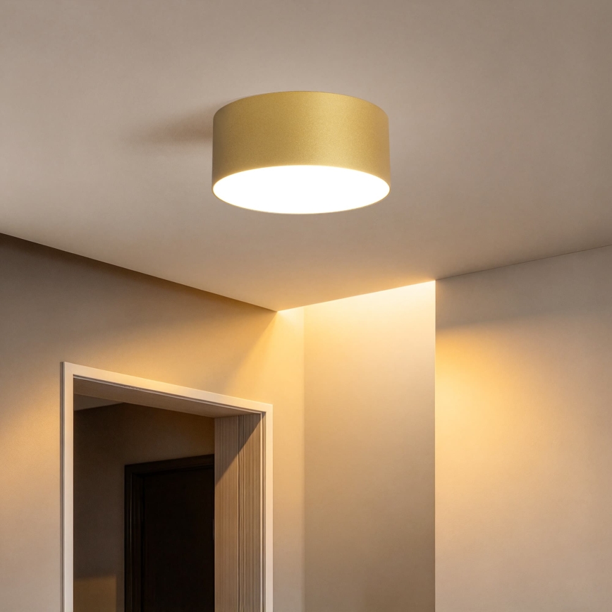 BRILAGI - LED Vanjsko stropno svjetlo FORIS LED/20W/230V Ø 15 cm zlatno IP44