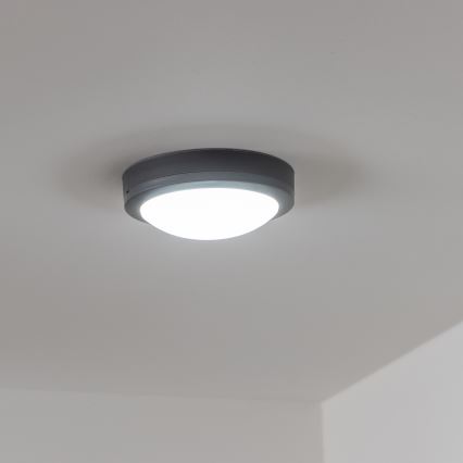 Brilagi - LED vanjsko stropno svjetlo LED/13W/230V promjer 17 cm IP54 antracit