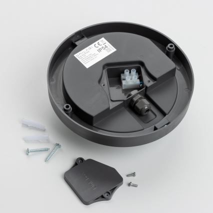 Brilagi - LED vanjsko stropno svjetlo LED/13W/230V promjer 17 cm IP54 antracit