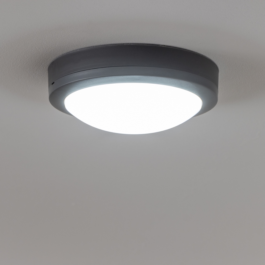Brilagi - LED vanjsko stropno svjetlo LED/13W/230V promjer 17 cm IP54 antracit