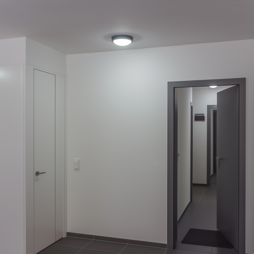 Brilagi - LED vanjsko stropno svjetlo LED/20W/230V promjer 23 cm IP54 antracit