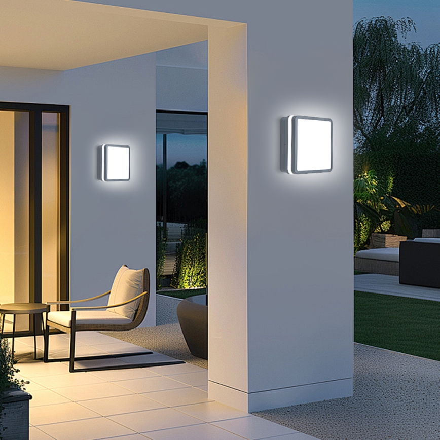 Brilagi - LED vanjska svjetiljka s detektorom pokreta BENE LED/24W/230V 26x26 cm antracit IP54