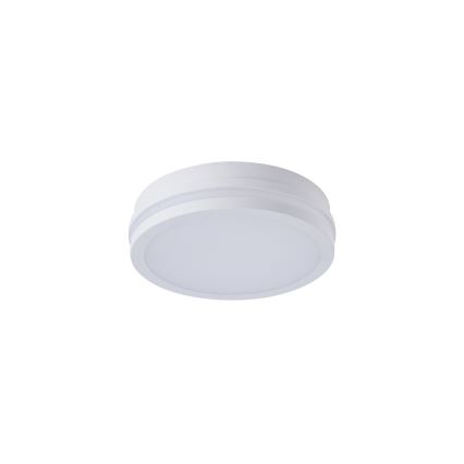 Brilagi - LED vanjska stropna svjetiljka s integriranim senzorom BENE LED/18W/230V Ø 21,5 cm bijela IP54