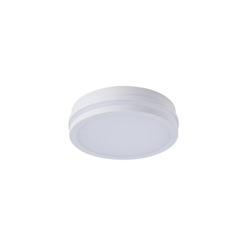Brilagi - LED vanjska stropna svjetiljka s integriranim senzorom BENE LED/18W/230V Ø 21,5 cm bijela IP54