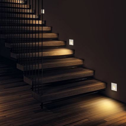 Brilagi - LED vanjsko ugradno svjetlo STAIRDOT LED/2W/230V bijelo IP65 kvadratno