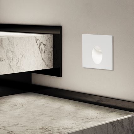 Brilagi - LED vanjsko ugradno svjetlo STAIRDOT LED/2W/230V bijelo IP65 kvadratno