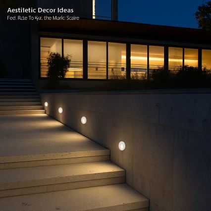 Brilagi - LED vanjsko ugradno svjetlo STAIRDOT LED/2W/230V bijelo IP65 okruglo
