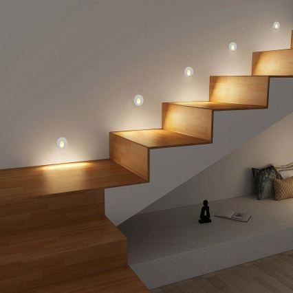 Brilagi - LED vanjsko ugradno svjetlo STAIRDOT LED/2W/230V bijelo IP65 okruglo