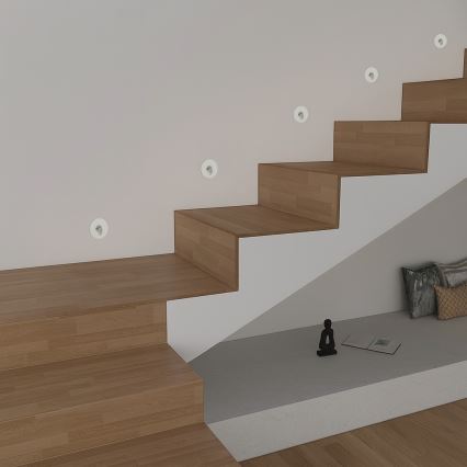 Brilagi - LED vanjsko ugradno svjetlo STAIRDOT LED/2W/230V bijelo IP65 okruglo