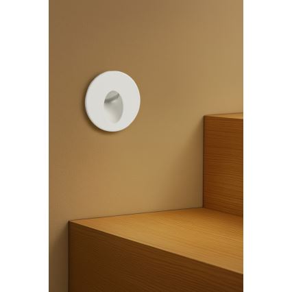 Brilagi - LED vanjsko ugradno svjetlo STAIRDOT LED/2W/230V bijelo IP65 okruglo