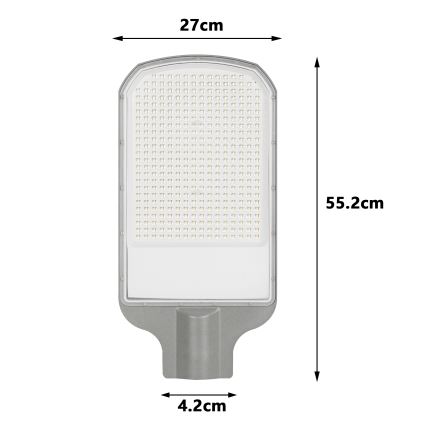 Brilagi - LED vanjsko ulično svjetlo URBANLIGHT LED/200W/230V siva IP65
