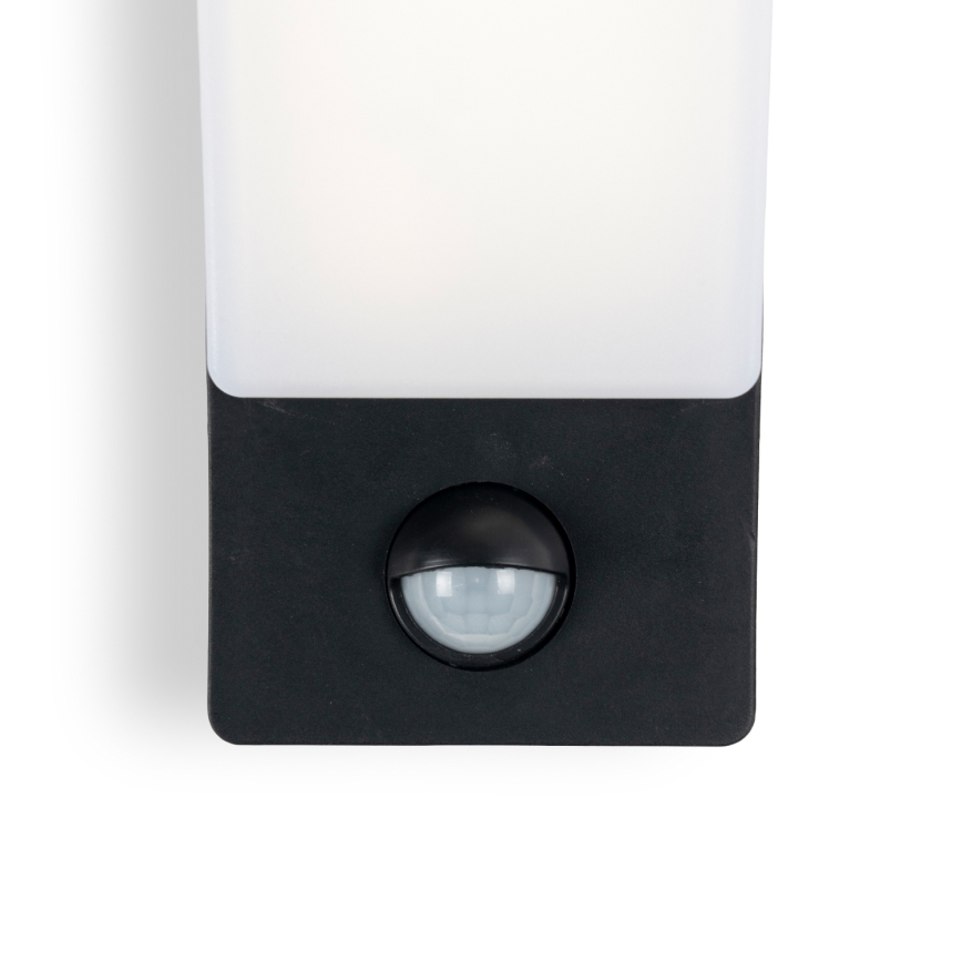 BRILAGI - LED vanjska zidna svjetiljka s senzorom pokreta i sumraka ARCELO LED/12W/230V IP65 crna