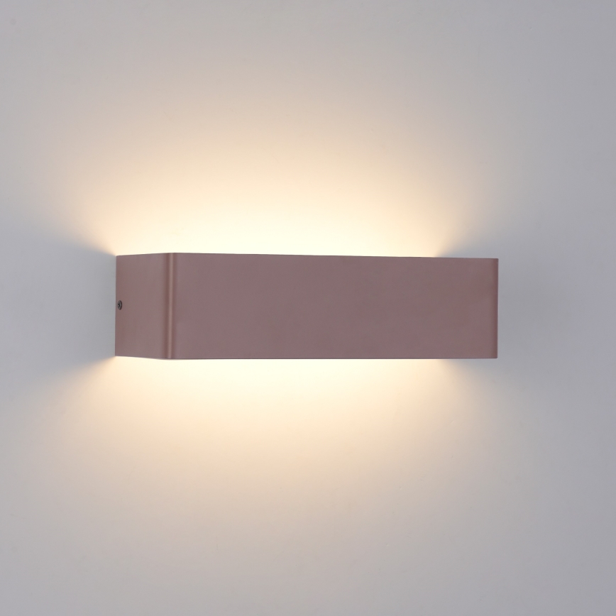 Brilagi - LED vanjsko zidno svjetilo DONNANI 12W/230V, 30 cm, smeđa, IP44