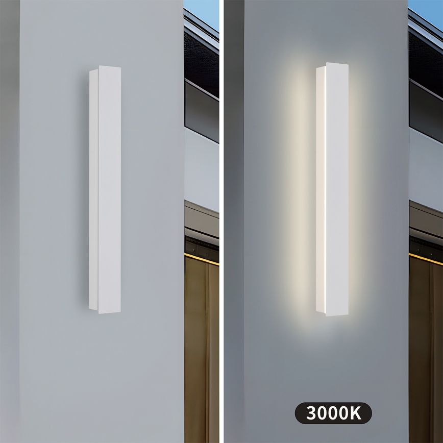 Brilagi - LED vanjsko zidno svjetlo LINEAR LED/12W/230V 3000K IP65 50 cm bijela CRI 90