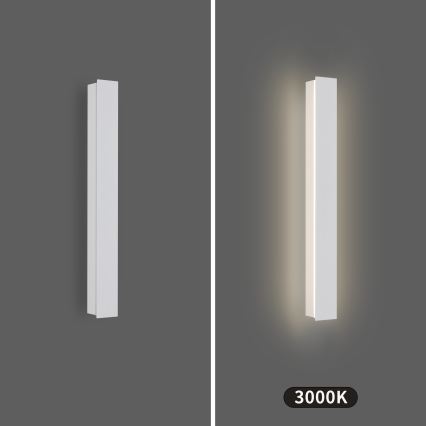 Brilagi - LED vanjsko zidno svjetlo LINEAR LED/12W/230V 3000K IP65 50 cm bijela CRI 90