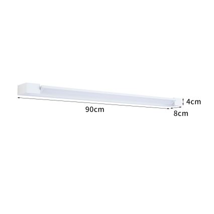 BRILAGI - LED Vanjsko zidno svjetlo AQUA LINE LED/24W/230V 90 cm IP44 bijela CRI 90