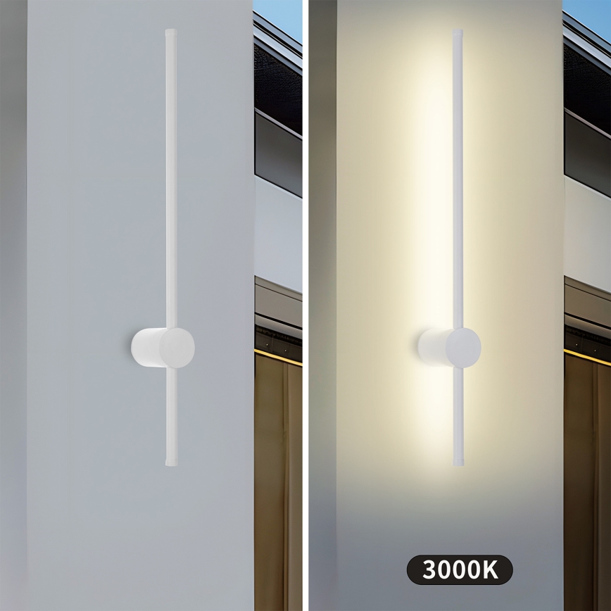 Brilagi - LED vanjsko zidno svjetlo AURA LED/12W/230V 3000K IP54 65 cm bijela CRI 90