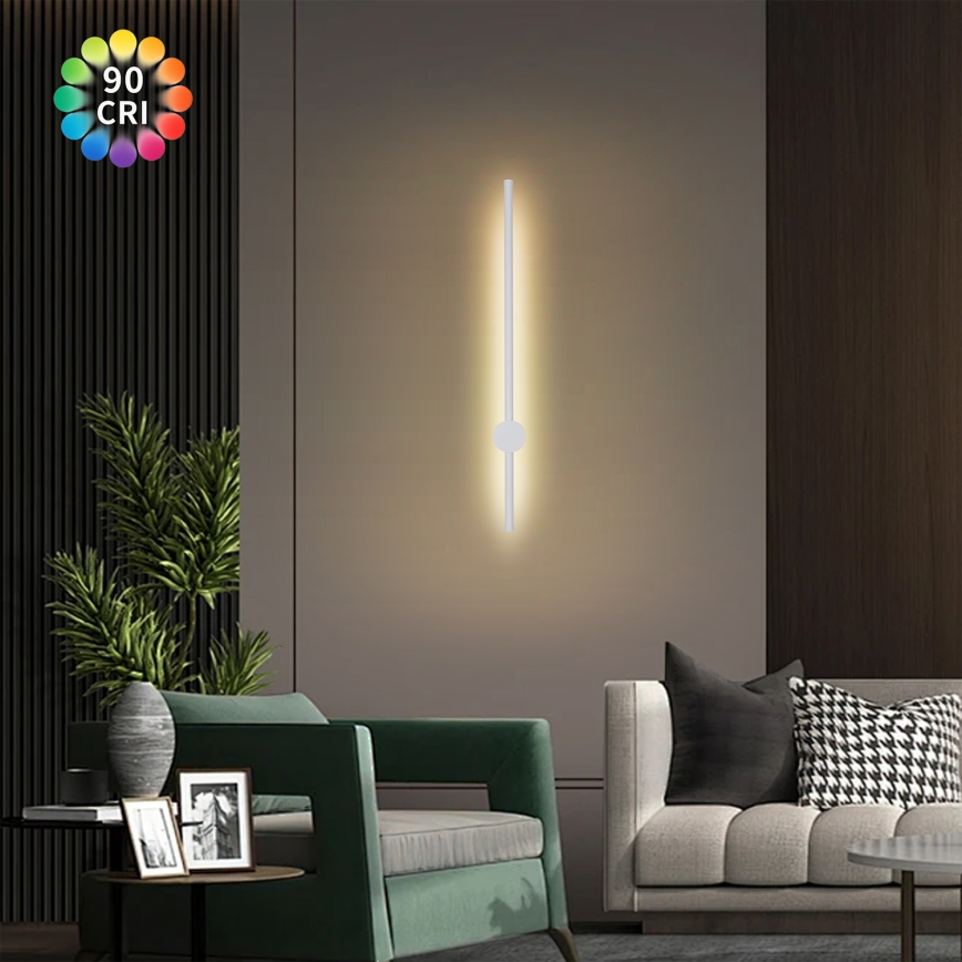 Brilagi - LED vanjsko zidno svjetlo AURA LED/12W/230V 3000K IP54 65 cm bijela CRI 90