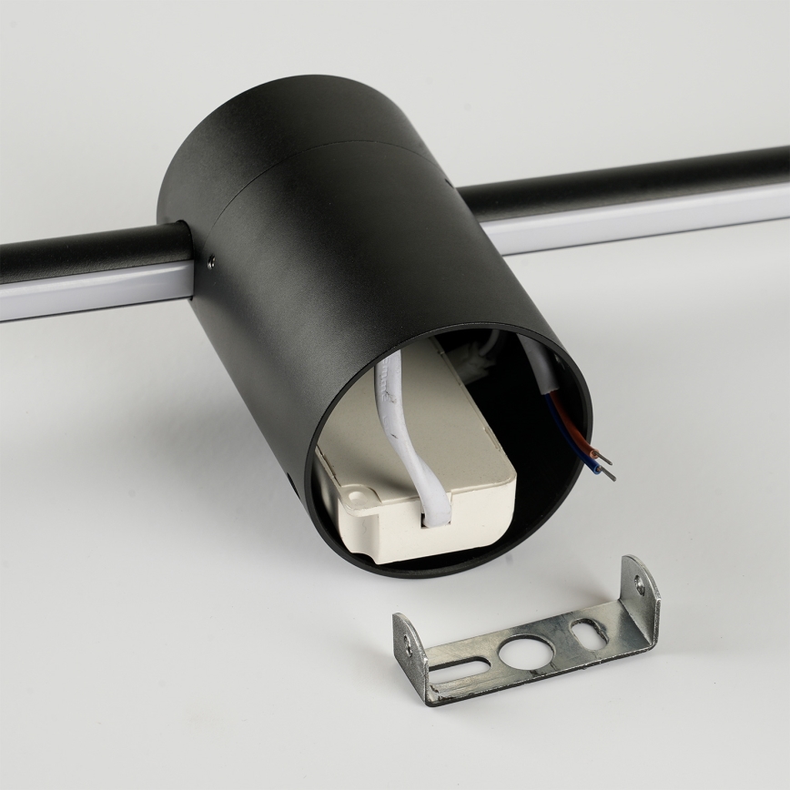 Brilagi - LED vanjska zidna svjetiljka AURA LED/12W/230V 4000K IP54 65 cm crna
