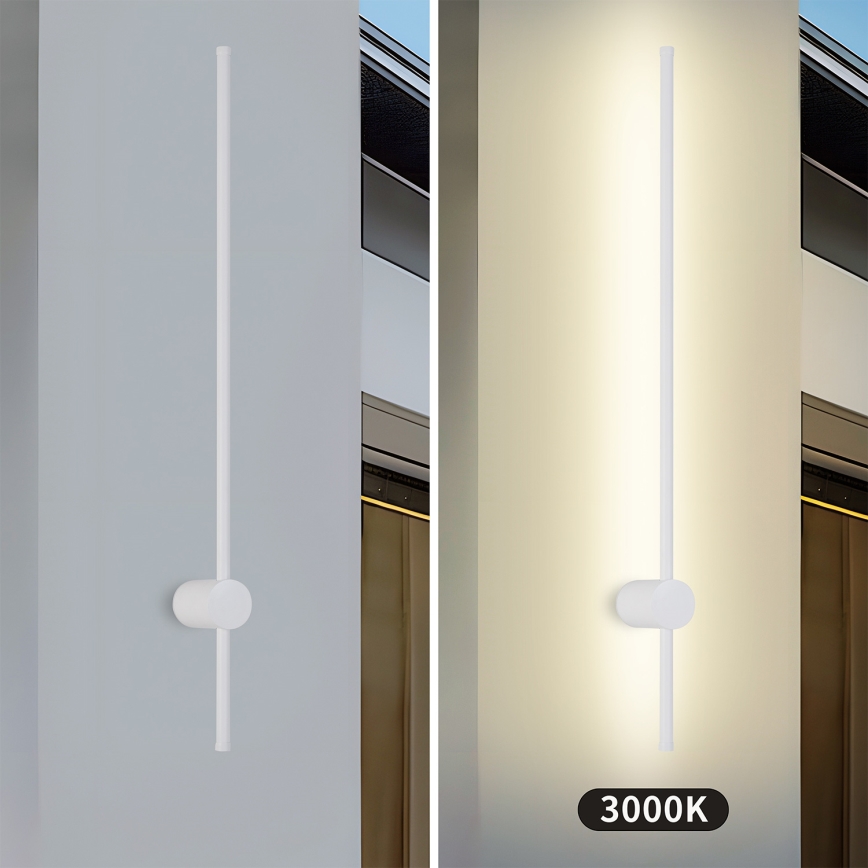 Brilagi - LED vanjska zidna svjetiljka AURA LED/20W/230V 3000K IP54 97 cm bijela CRI 90