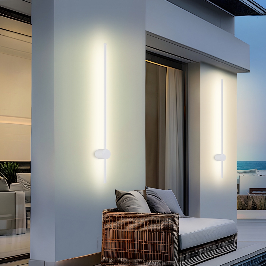 Brilagi - LED vanjska zidna svjetiljka AURA LED/20W/230V 3000K IP54 97 cm bijela CRI 90