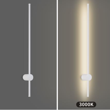 Brilagi - LED vanjska zidna svjetiljka AURA LED/20W/230V 3000K IP54 97 cm bijela CRI 90