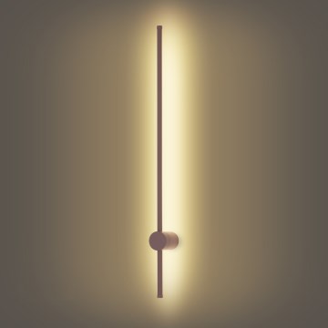 Brilagi - LED vanjsko zidno svjetlo AURA LED/20W/230V 3000K IP54 97 cm smeđa CRI 90