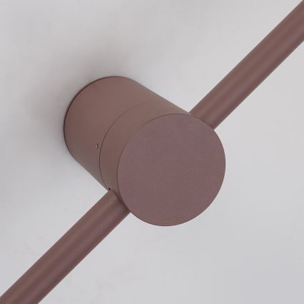 Brilagi - LED vanjsko zidno svjetlo AURA LED/20W/230V 3000K IP54 97 cm smeđa CRI 90
