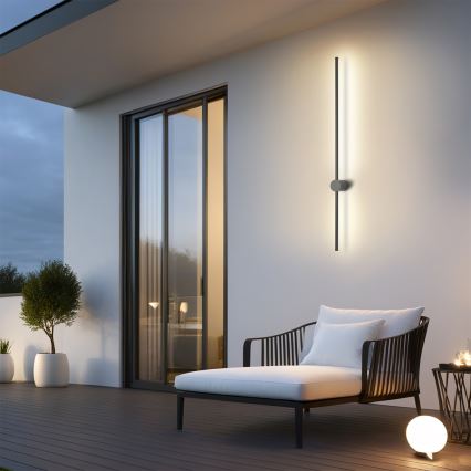 Brilagi - LED vanjsko zidno svjetlo AURA LED/20W/230V 3000K IP54 97 cm antracit CRI 90