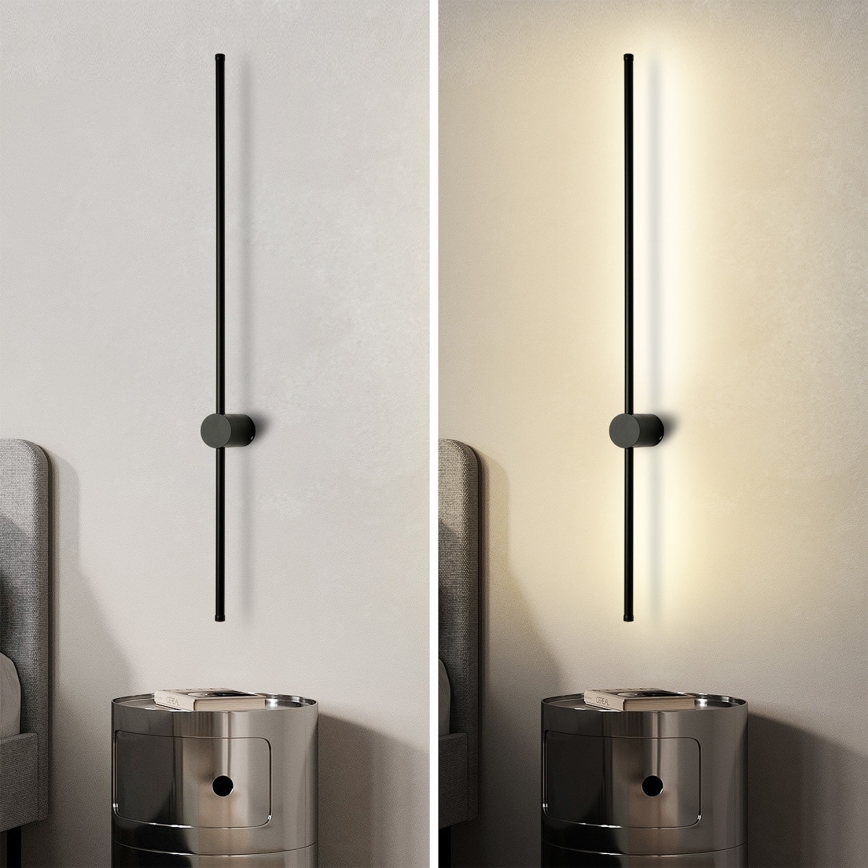 Brilagi - Vanjsko zidno LED svjetlo AURA 20W/230V 3000K IP54 97 cm crno CRI 90