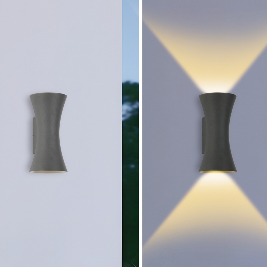 Brilagi - LED vanjsko zidno svjetlo BICON LED/10W/230V antracit IP44