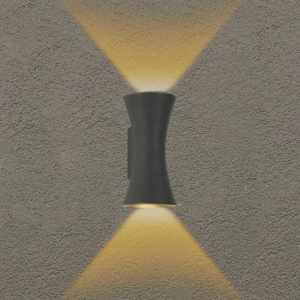Brilagi - LED vanjsko zidno svjetlo BICON LED/10W/230V antracit IP44