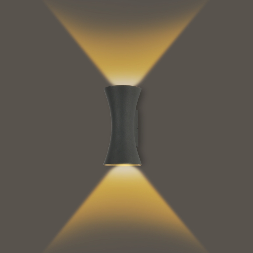 Brilagi - LED vanjsko zidno svjetlo BICON LED/10W/230V antracit IP44