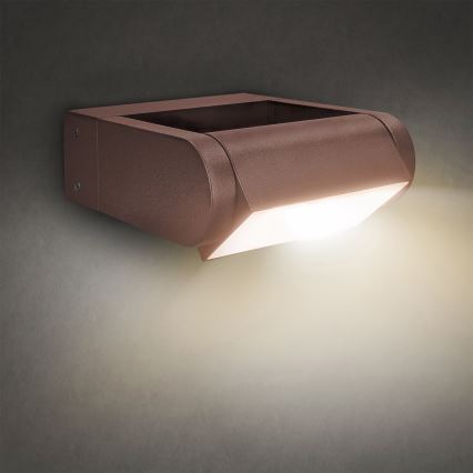 Brilagi - LED vanjsko zidno svjetlo CROTONE LED/7W/230V smeđe IP54