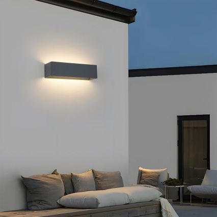 Brilagi - LED vanjska zidna svjetiljka DONNANI LED/12W/230V 30 cm antracitna IP44