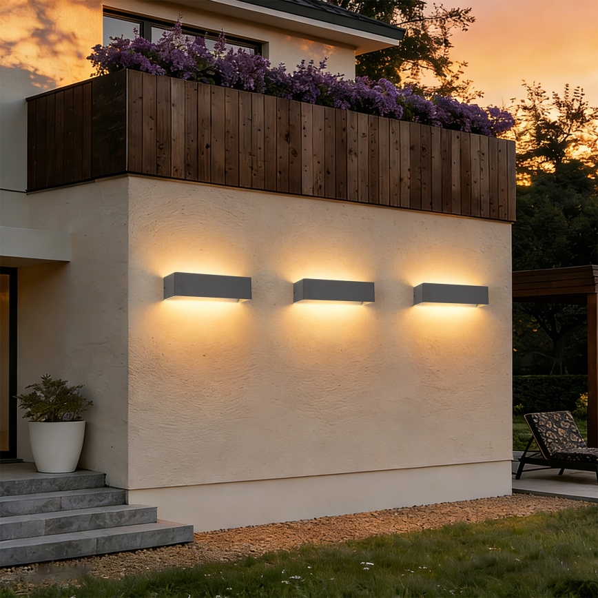 Brilagi - LED vanjska zidna svjetiljka DONNANI LED/12W/230V 30 cm antracitna IP44