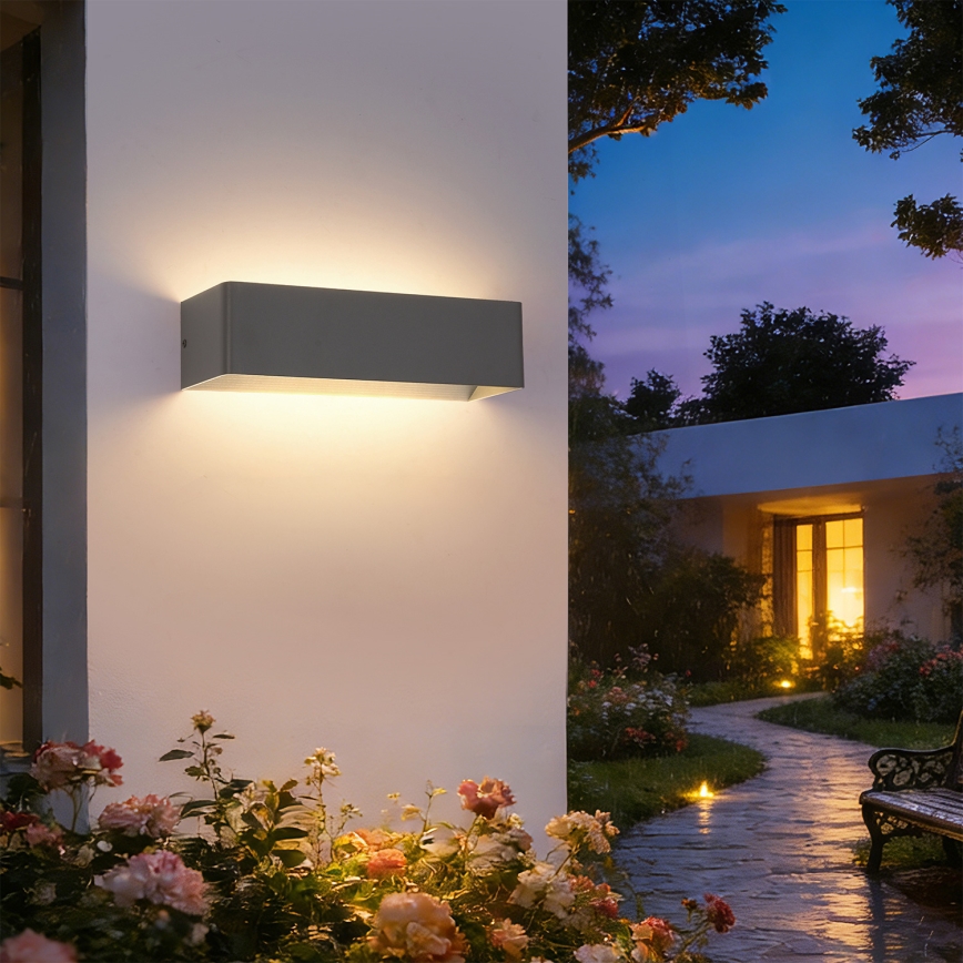 Brilagi - LED vanjska zidna svjetiljka DONNANI LED/12W/230V 30 cm antracitna IP44