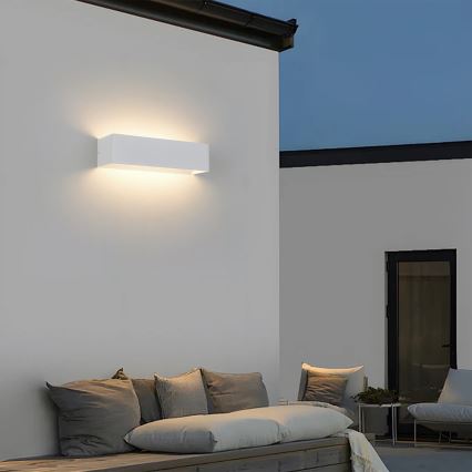 Brilagi - LED vanjsko zidno svjetlo DONNANI LED/12W/230V 30 cm bijela IP44