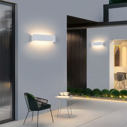 Brilagi - LED vanjsko zidno svjetlo DONNANI LED/12W/230V 30 cm bijela IP44