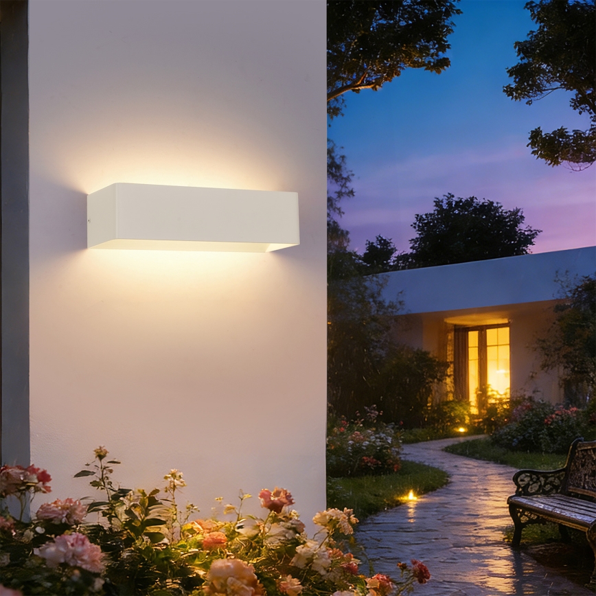 Brilagi - LED vanjsko zidno svjetlo DONNANI LED/12W/230V 30 cm bijela IP44