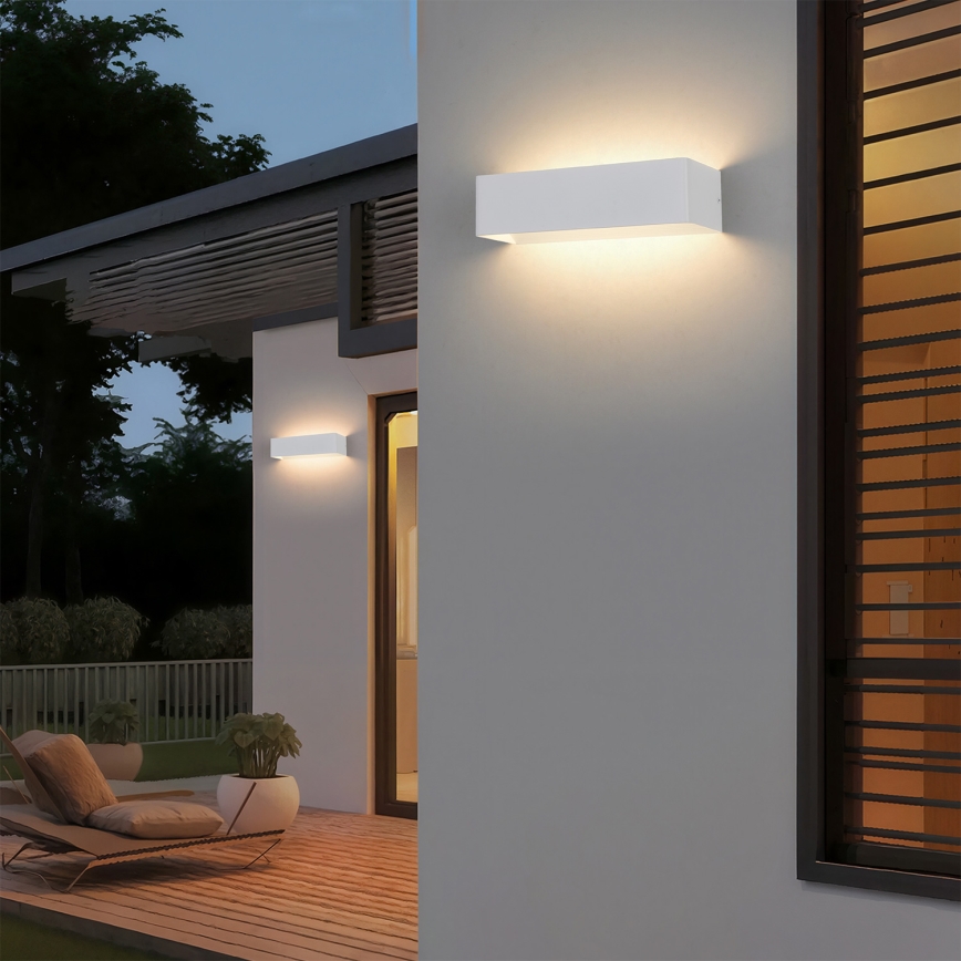 Brilagi - LED vanjsko zidno svjetlo DONNANI LED/12W/230V 30 cm bijela IP44