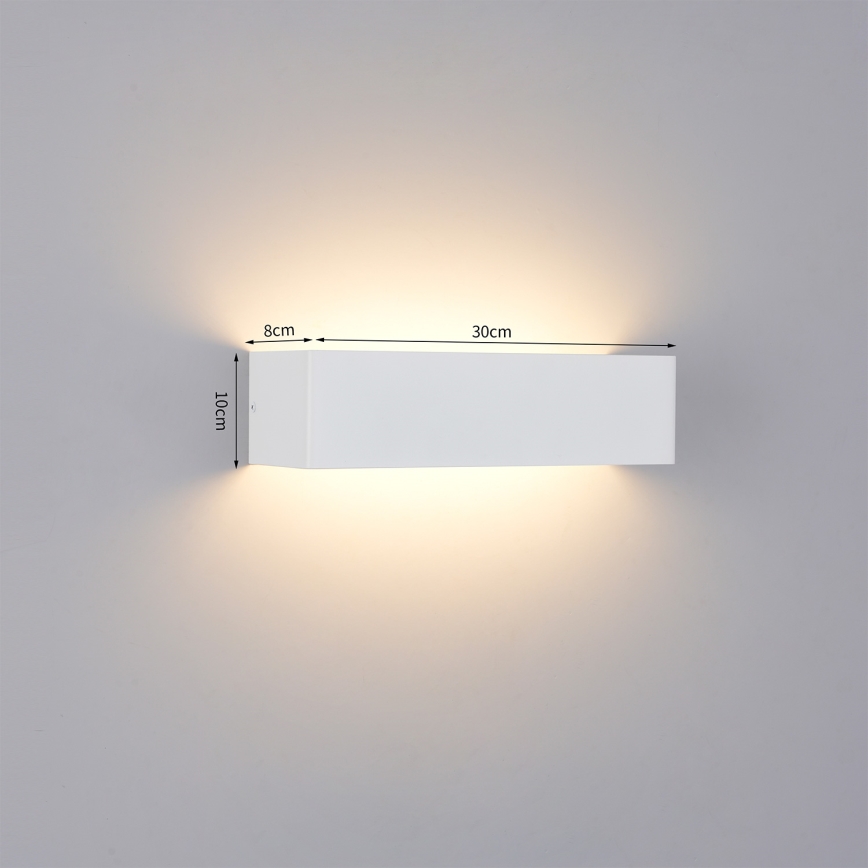 Brilagi - LED vanjsko zidno svjetlo DONNANI LED/12W/230V 30 cm bijela IP44