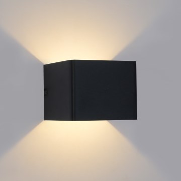Brilagi - LED vanjsko zidno svjetlo DONNANI LED/5W/230V 10 cm crno IP44