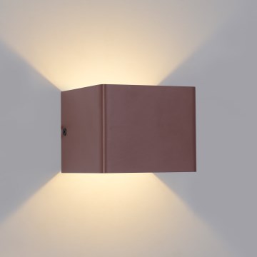 Brilagi - LED vanjsko zidno svjetlo DONNANI LED/5W/230V 10 cm smeđa IP44