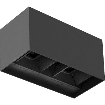 Brilagi - LED vanjsko zidno svjetlo DOUBLE CUBE LED/12W/230V antracit IP65