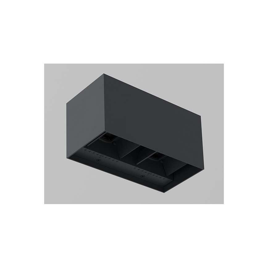 Brilagi - LED vanjsko zidno svjetlo DOUBLE CUBE LED/12W/230V antracit IP65