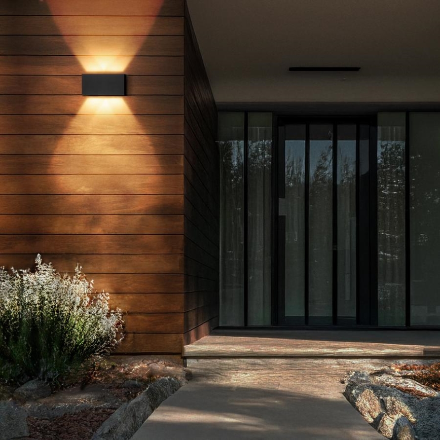 Brilagi - LED vanjsko zidno svjetlo DOUBLE CUBE LED/12W/230V antracit IP65