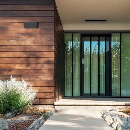 Brilagi - LED vanjsko zidno svjetlo DOUBLE CUBE LED/12W/230V antracit IP65