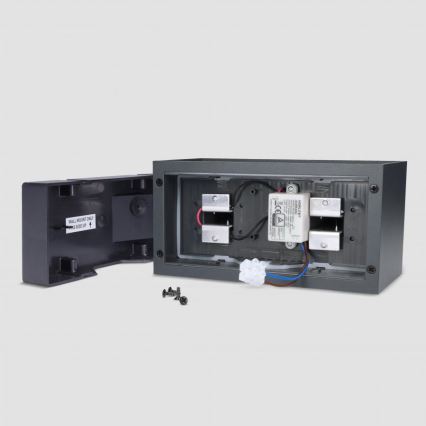 Brilagi - LED vanjsko zidno svjetlo DOUBLE CUBE LED/12W/230V antracit IP65