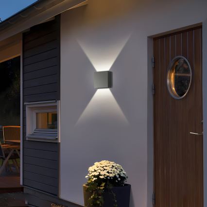 Brilagi - LED vanjsko zidno svjetlo DOUBLERAY LED/4W/230V antracit IP65
